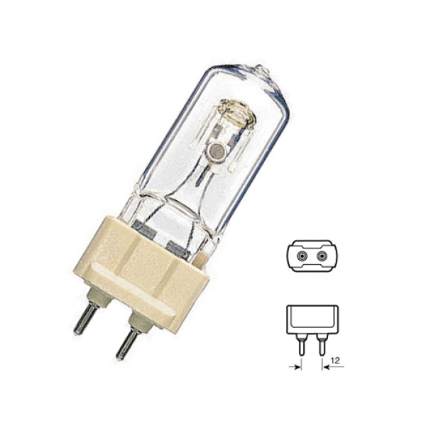 Osram Halogen Metalldampflampe Powerstar HQI-T 70W/NDL UVS G 12