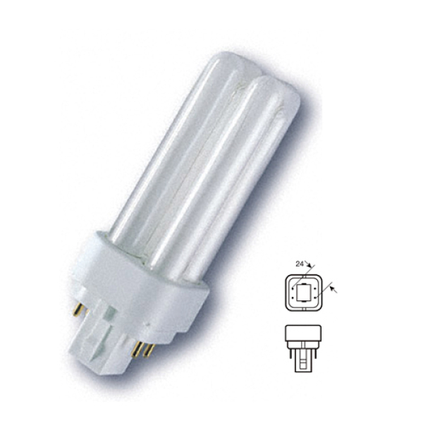 Osram Kompakt Lst Lp DULUX D/E 10W/830 warmton