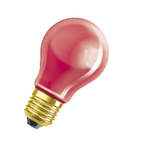 Glühlampe 25W E 27 rot